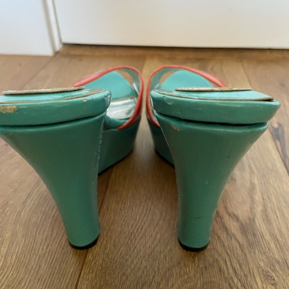 2/20 color block platform heels - Picture 4 of 7